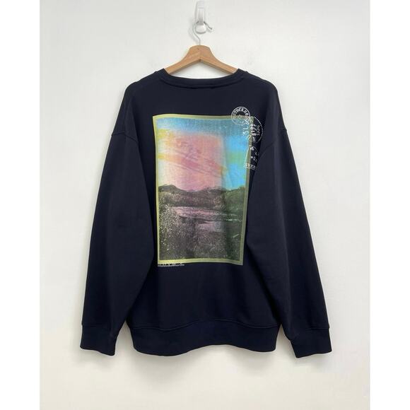 Acne Studios Nuolja Forba Sweden Graphic Printed Crewneck Sweatshirt - Small - Picture 3 of 11
